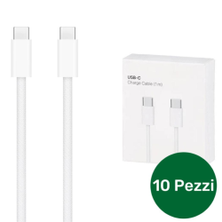 Cavo dati telato compatibile Multipack 10 (Blister - Type-C/Type-C - 1