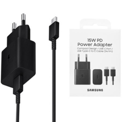 Kit Alimentatore per Samsung 15W + Cavo dati (Blister - Type-C/Type-C 