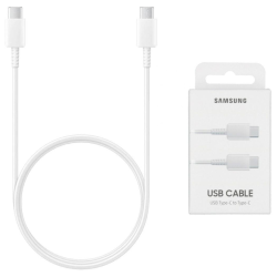 Cavo dati per Samsung 1M (Blister - Type-C/Type-C - Bianco)