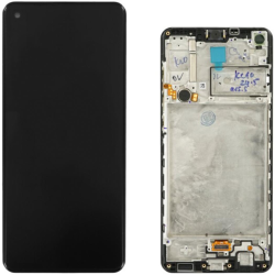 Display Service Pack Samsung A217F (Black - Con frame)