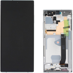 Display Service Pack Samsung N985F/N986F (Mystic White - Con frame - S