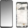 Display Service Pack Samsung A226F (Black - Con frame)