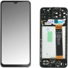 Display Service Pack Samsung A135F (Black - Con frame)