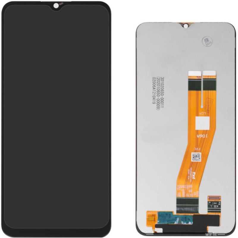 Display compatibile Samsung A042/M045 (Black - Senza frame)