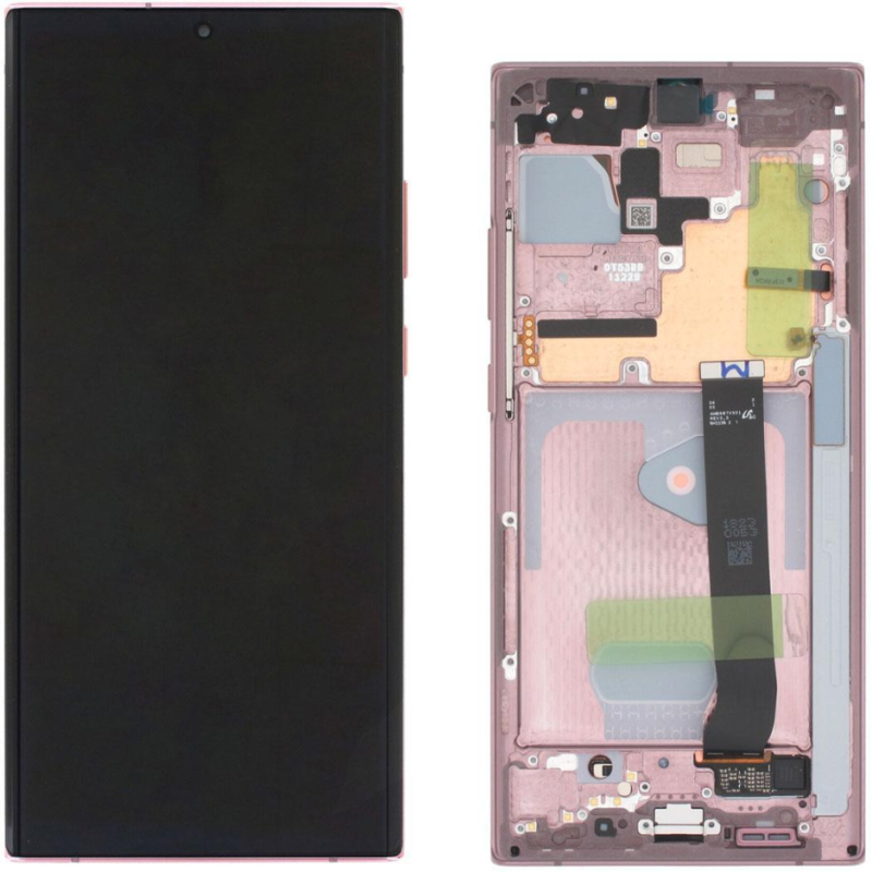 Display Service Pack Samsung N985F/N986F (Mystic Bronze - Con frame - 