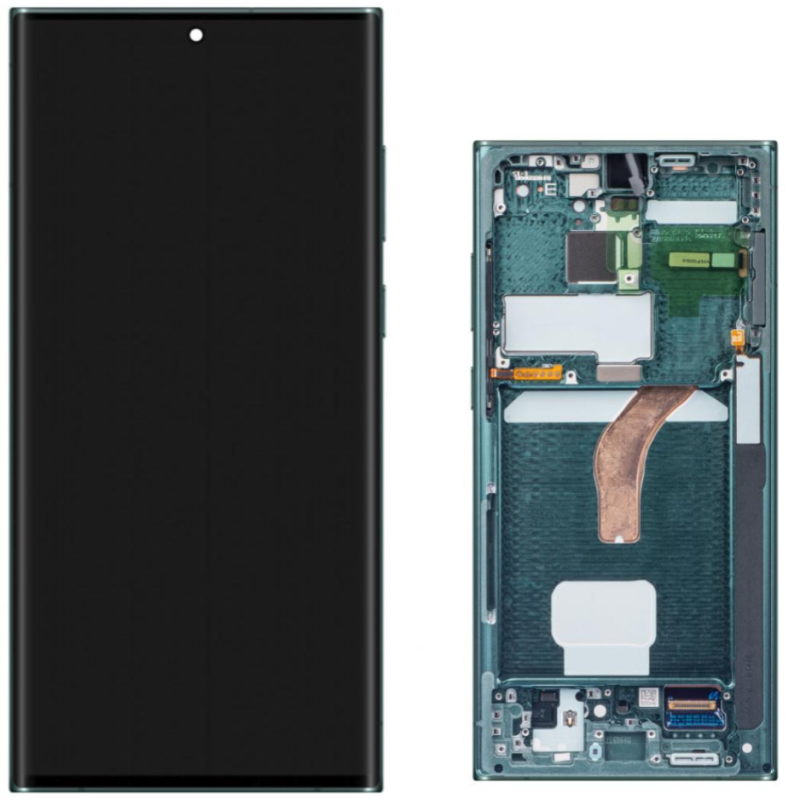 Display Service Pack Samsung S908B (Green - Con frame)