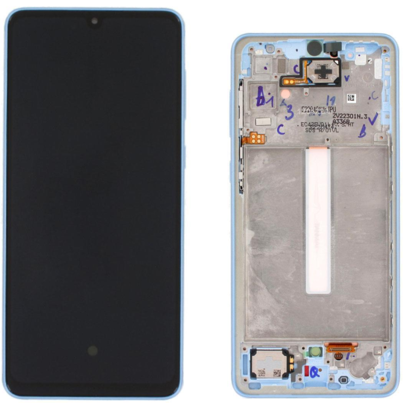 Display Service Pack Samsung A336B (Awesome Blue - Con frame)