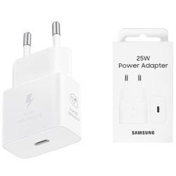 Alimentatore per Samsung 25W (Blister - Type C - Bianco)