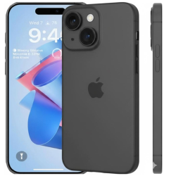 Custodia TPU Slim iPhone 15 (Nero)