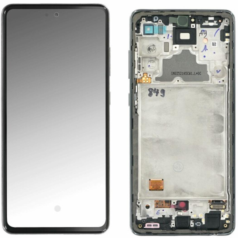 Display Service Pack Samsung A725F/A726F (Awesome Black - Con frame)