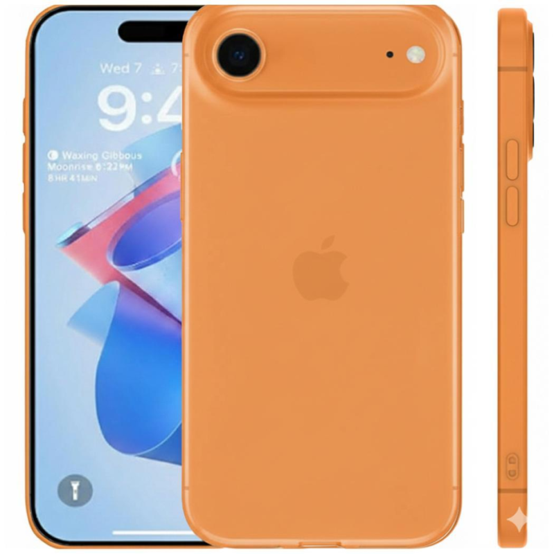 Custodia TPU Slim iPhone 17 Air (Arancione)