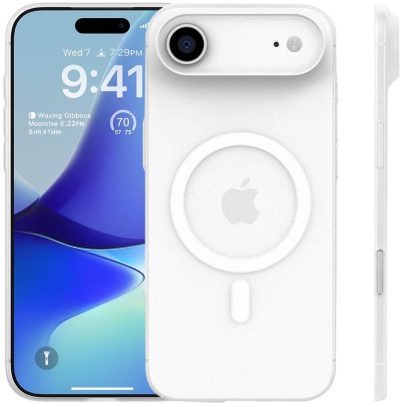 Custodia TPU Slim iPhone 17 Air (Trasparente - MagSafe)