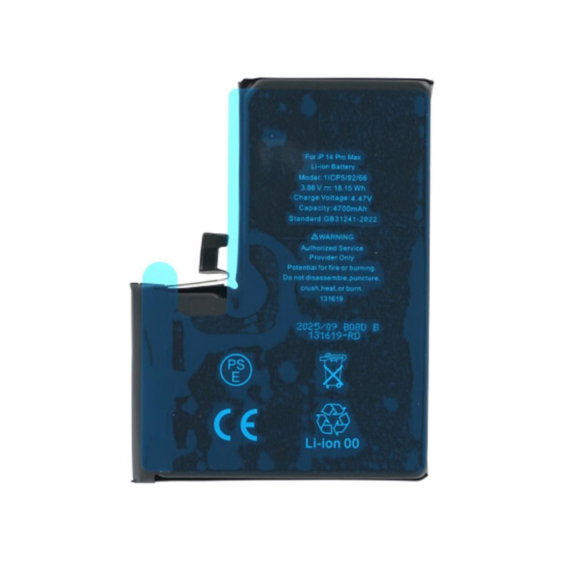 Batteria compatibile iPhone 14 Pro Max (Autodiagnosticabile - High Cap