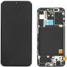 Display Ricondizionato Samsung A405F (Black - Con frame - Renewed)