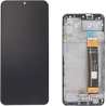 Display Service Pack Samsung A236B (Black - Con frame)