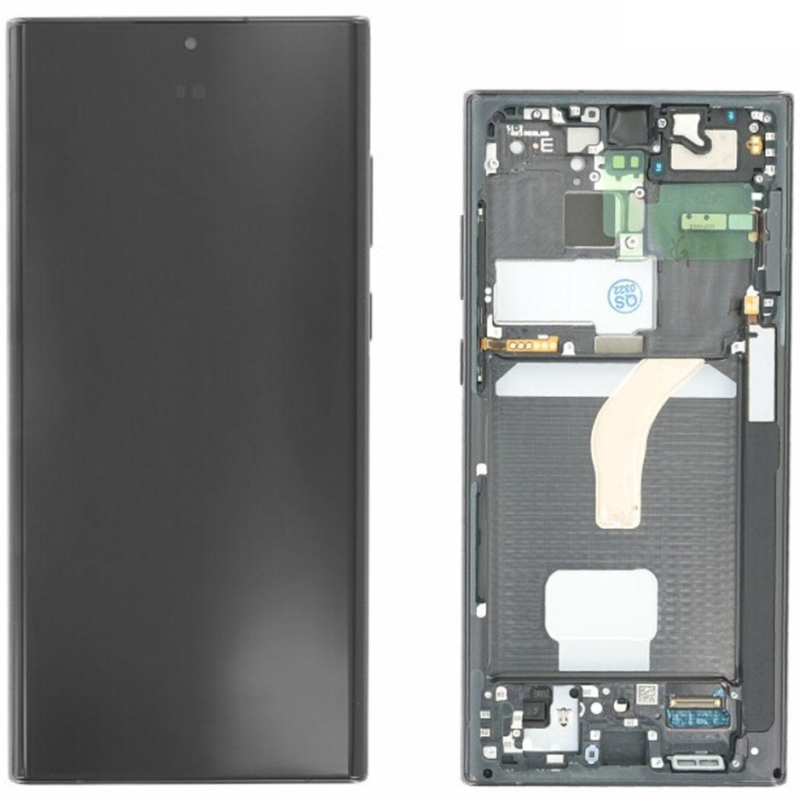 Display Service Pack Samsung S908B (Phantom Black - Con frame)