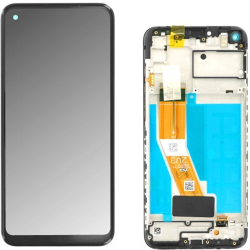 Display Service Pack Samsung A115F (Black - Con frame)