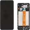 Display Service Pack Samsung A022F (Black - Con frame)