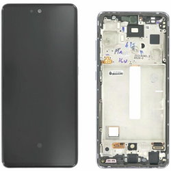 Display Service Pack Samsung A528B (Awesome White - Con frame)