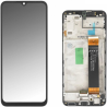 Display Service Pack Samsung A235F (Black - Con frame)