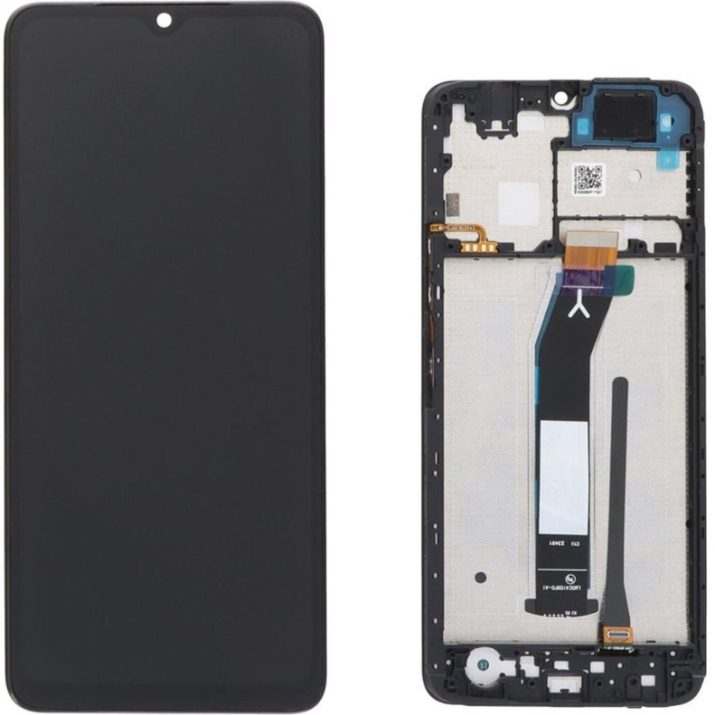 Display Service Pack Xiaomi Redmi A3 4G (2024) (Black  - Con frame)