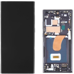 Display Service Pack Samsung S918B (Phantom Black - Con frame)