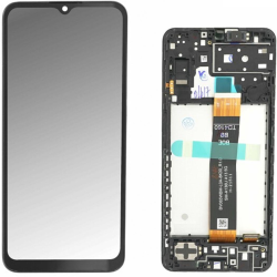 Display Service Pack Samsung A136B (Black - Con frame)