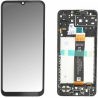 Display Service Pack Samsung A136B (Black - Con frame)