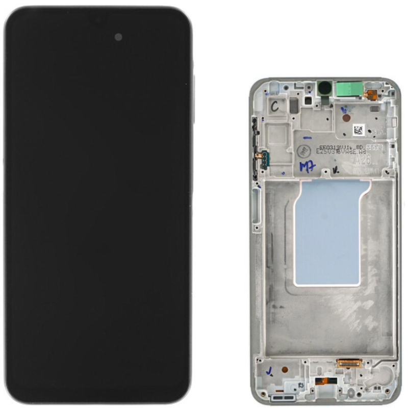 Display Service Pack Samsung A266B (White - Con frame)