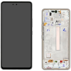 Display Service Pack Samsung A536B (Awesome White - Con frame)