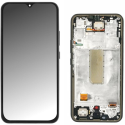 Display Service Pack Samsung A346B (Silver - Con frame)