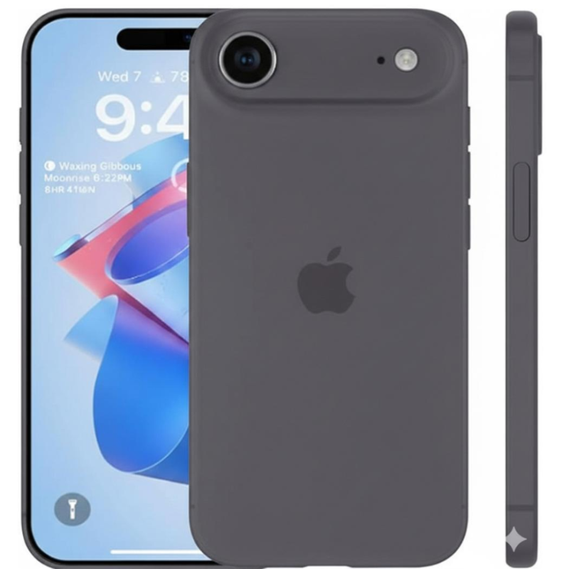 Custodia TPU Slim iPhone 17 Air (Nero)
