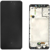 Display Service Pack Samsung A315F (Black - Con frame)