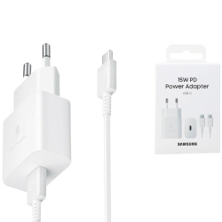 Kit Alimentatore per Samsung 15W + Cavo dati (Blister - Type-C/Type-C 