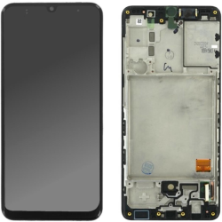 Display Service Pack Samsung A415F (Black - Con frame)