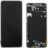Display Service Pack Samsung A715F (Black - Con frame)