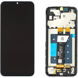 Display Service Pack Samsung A146P (Black - Con frame - Small Connecto
