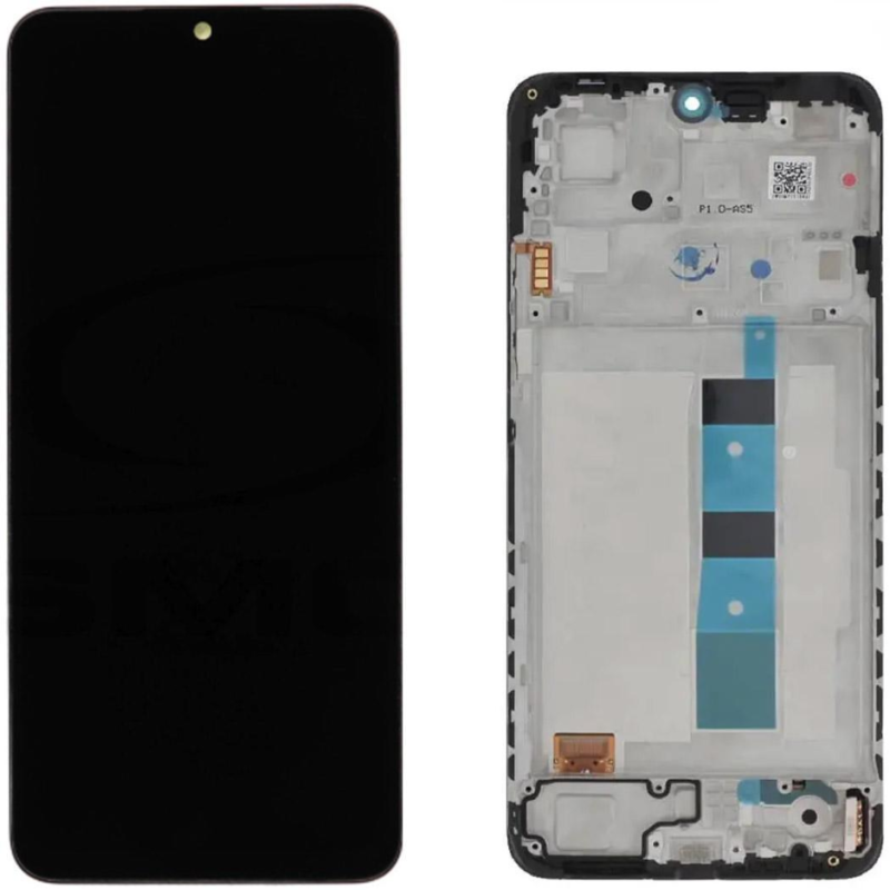 Display Service Pack Xiaomi Redmi Note 12 4G (2022) (Black - Con frame