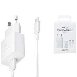 Kit Alimentatore per Samsung 15W + Cavo dati (Blister - Type-C/Type-C 