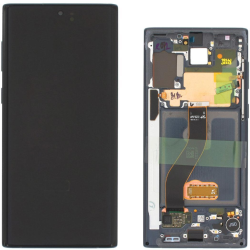 Display Service Pack Samsung N970F (Aura Black - Con frame)