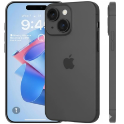 Custodia TPU Slim iPhone 16 (Nero)