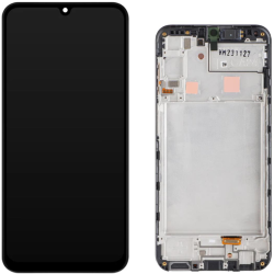 Display Service Pack Samsung A245F (Black - Con frame)