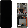 Display Service Pack Samsung F711B (Silver Inner - Con frame - Senza C