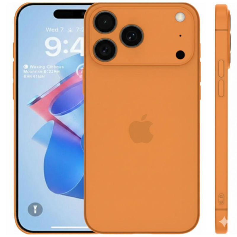 Custodia TPU Slim iPhone 17 Pro (Arancione)