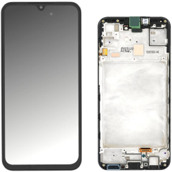 Display Service Pack Samsung A155F/A156B (Black - Con frame)