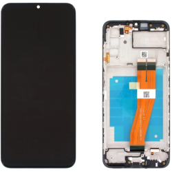Display Service Pack Samsung A037G (Black - Con frame - Versione G)