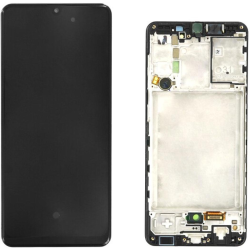 Display Service Pack Samsung A315F (Black - Con frame)