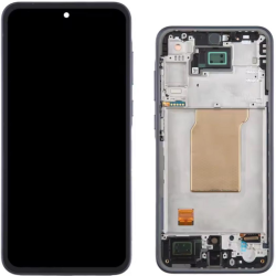 Display Service Pack Samsung A356B (Black Navy - Con frame - Assembled