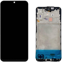 Display Service Pack Samsung A175F (Black - Con frame)