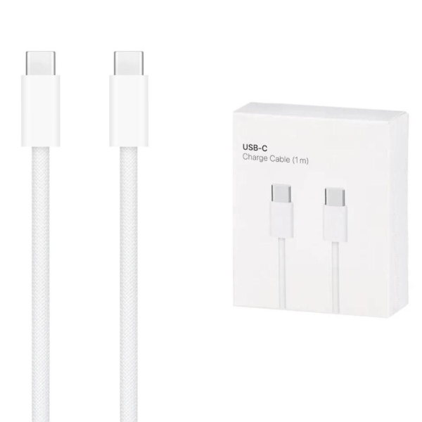 Cavo dati telato compatibile (Blister - Type-C/Type-C - 1M)